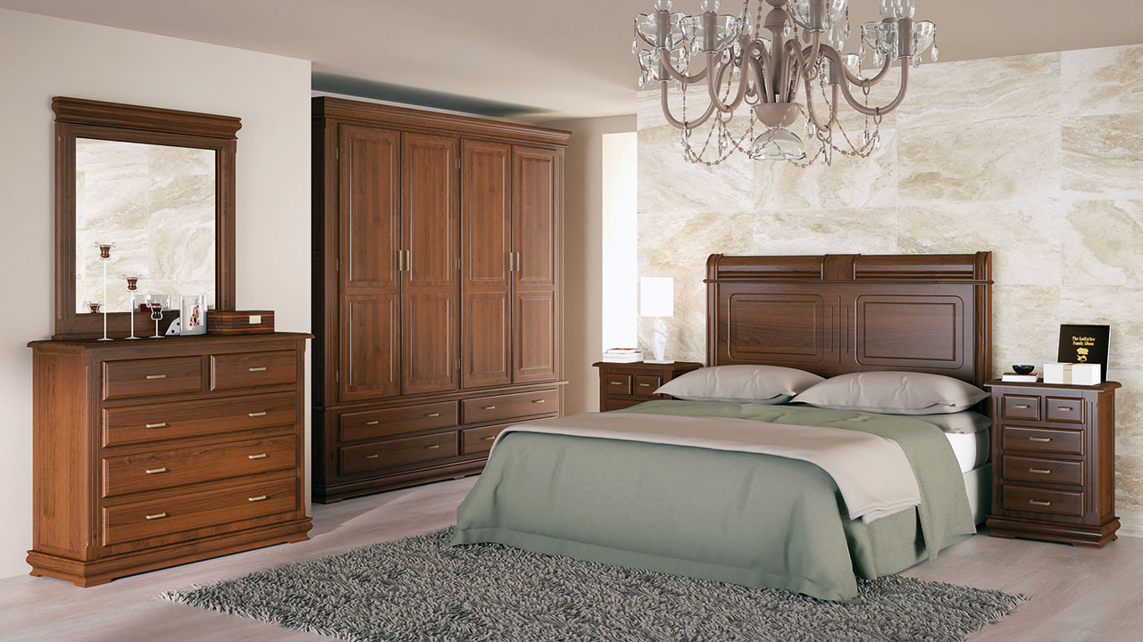 Dormitorios de madera de pino natural – Pinopolis